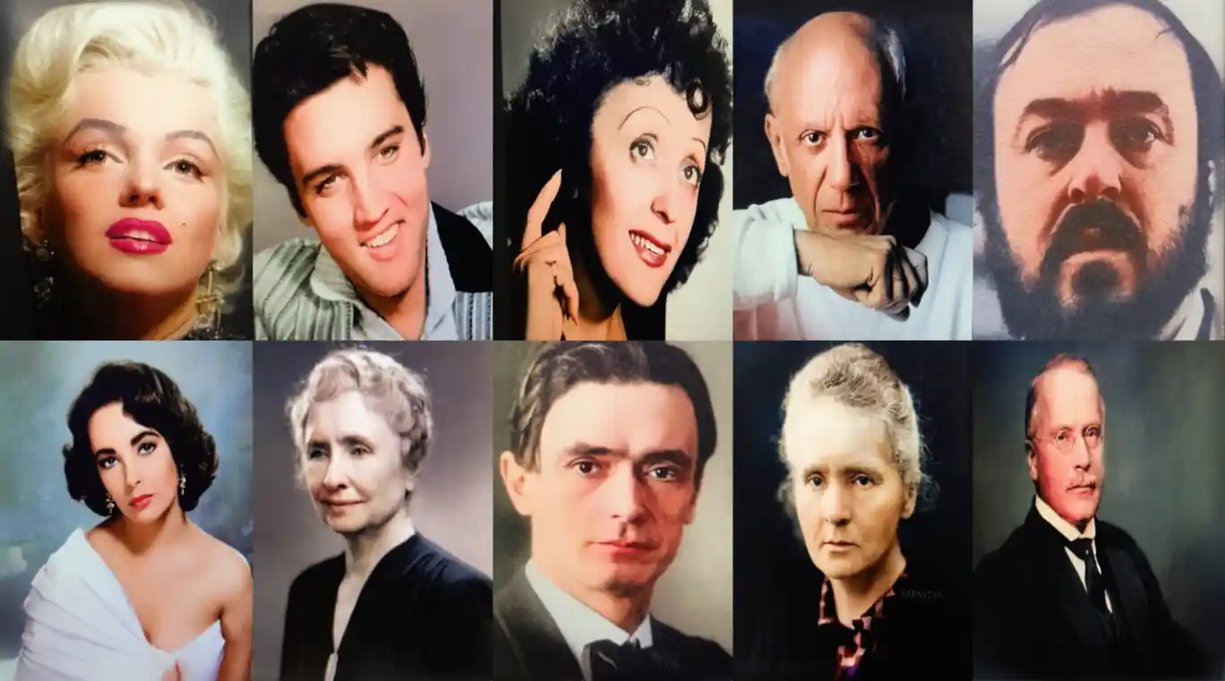 Faces collage